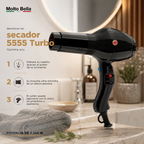 Secador de Cabello Turbo 5555 Profesional | Potente y de Alto Rendimiento