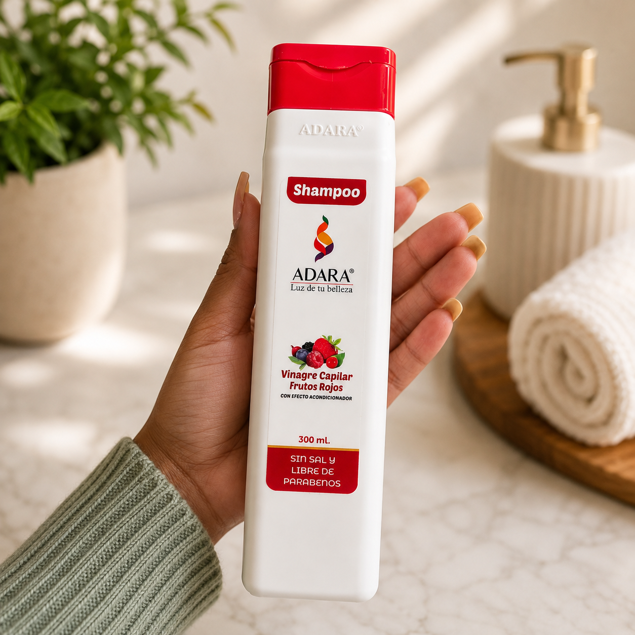Shampoo  Vinagre Capilar Frutos Rojos