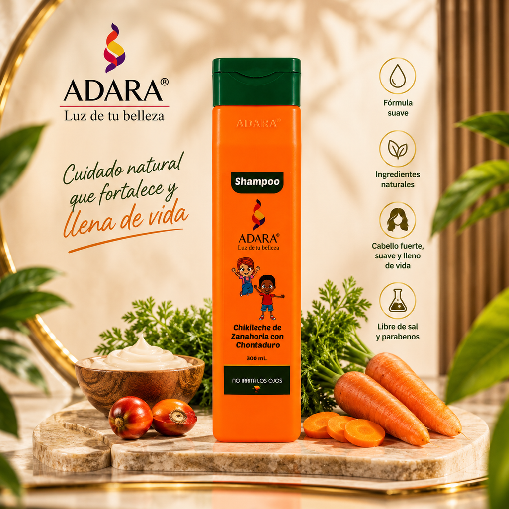 Shampoo Chikileche Adara para Niño Cuidado Capilar