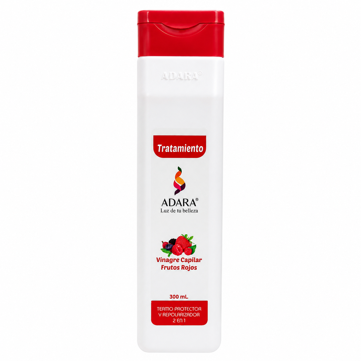 Tratamiento Vinagre Capilar Frutos Rojos Adara Control de Caspa Cuidado Capilar
