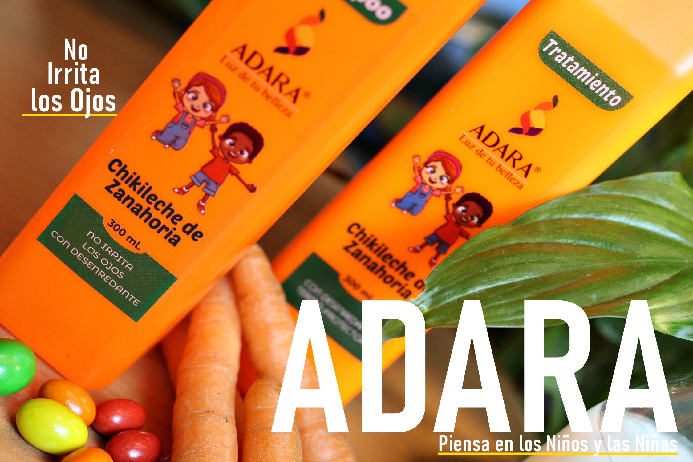Combo Shampoo y Tratamiento  chikileche línea kids