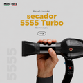 Secador de Cabello Turbo 5555 Profesional | Potente y de Alto Rendimiento