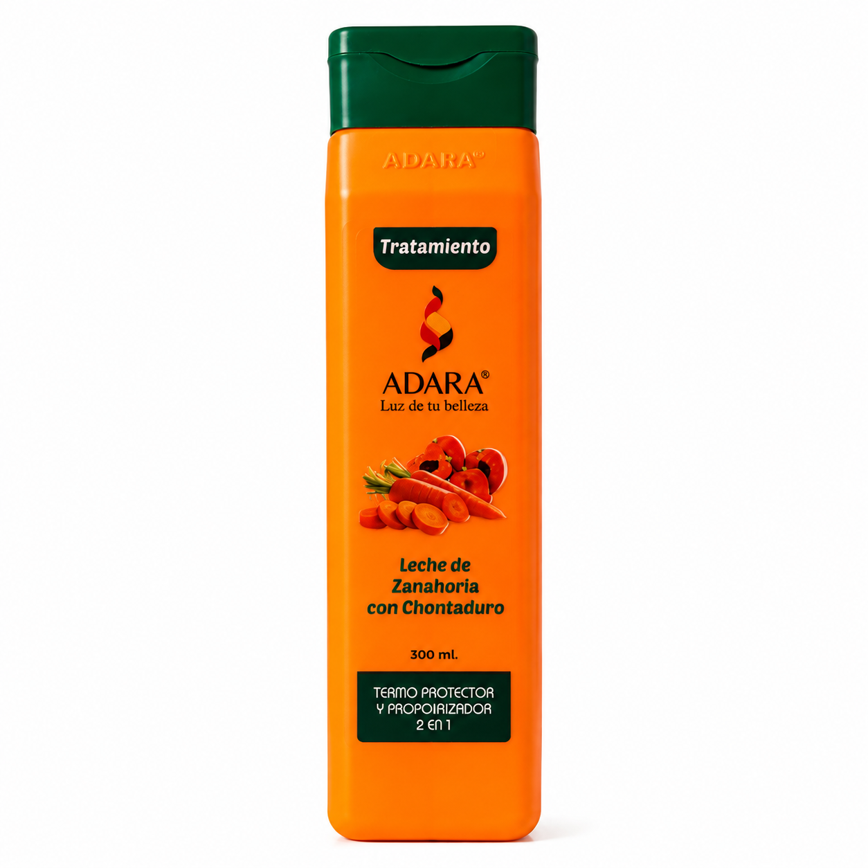 Acondicionador para cabello  liso Leche  de Zanahoria