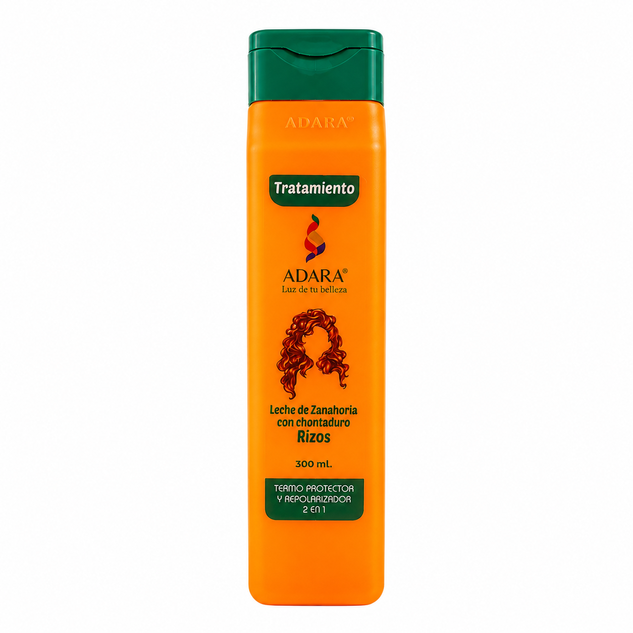 Shampoo Leche  de Zanahoria para cabello Rizo