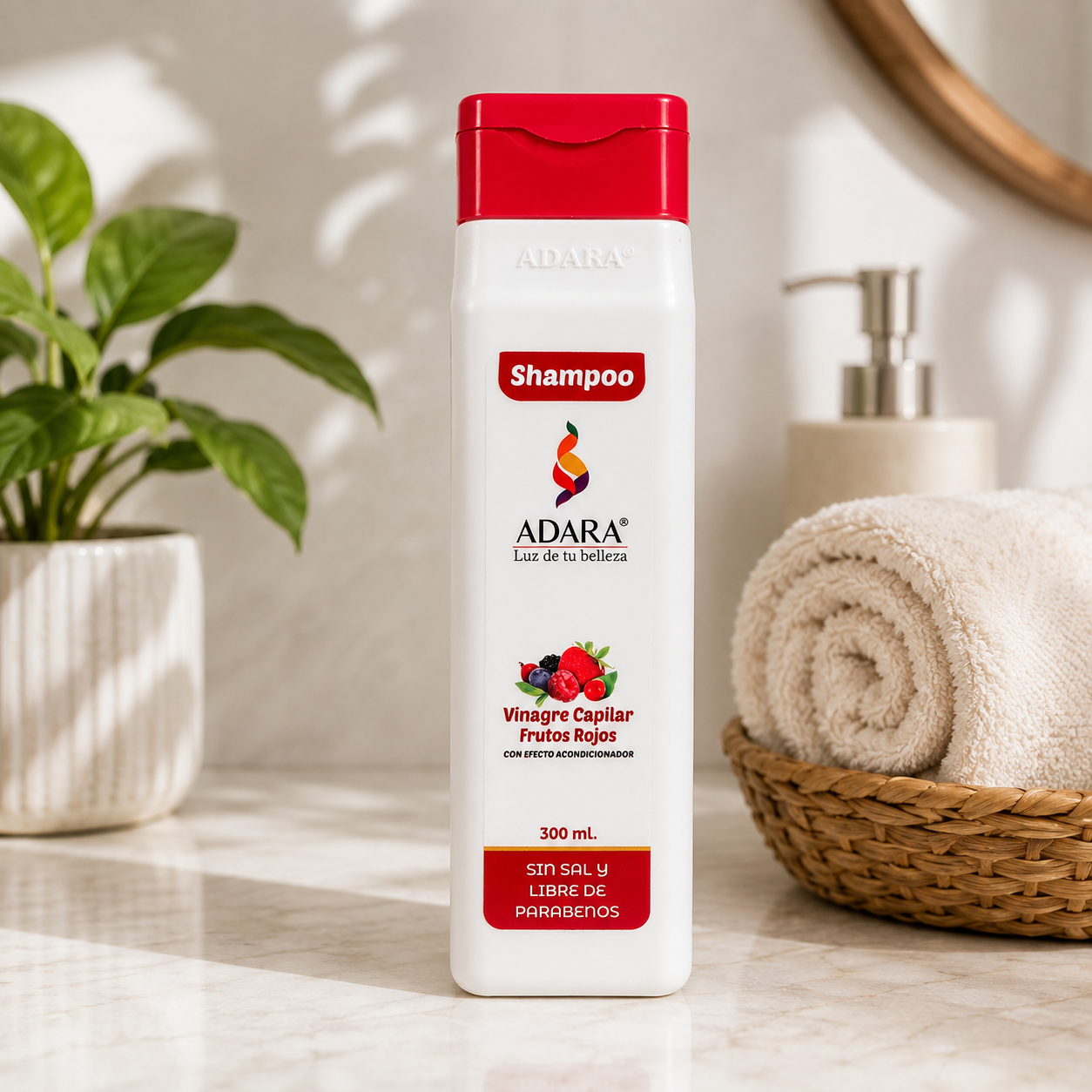 Shampoo  Vinagre Capilar Frutos Rojos