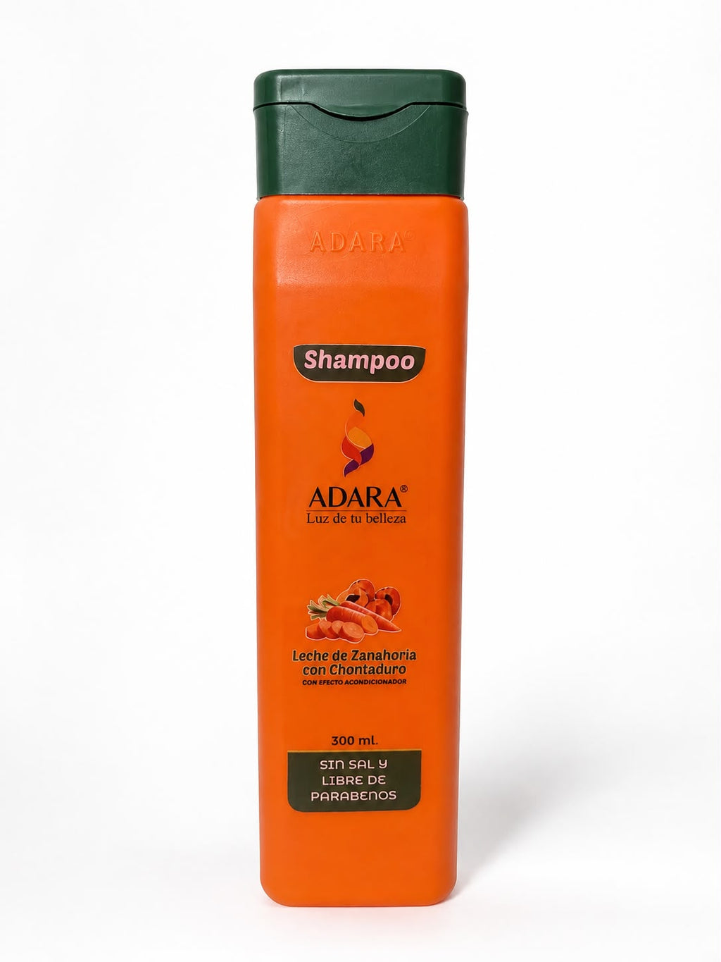 Shampoo para cabello liso leche  de Zanahoria