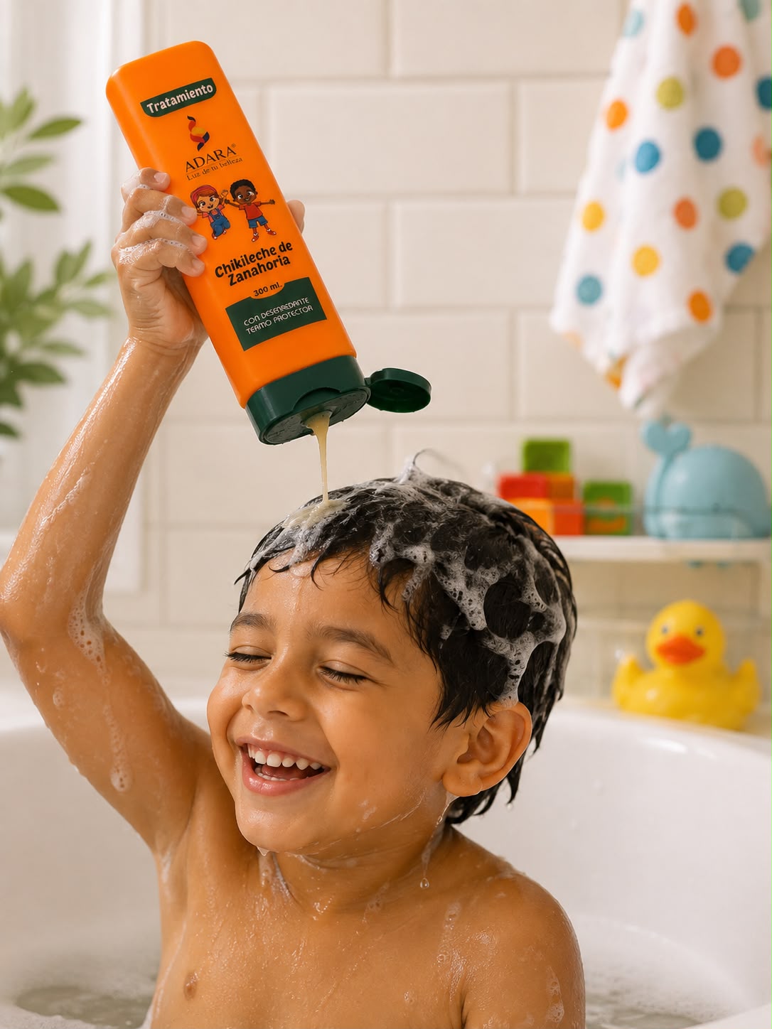 Shampoo  chikileche línea kids