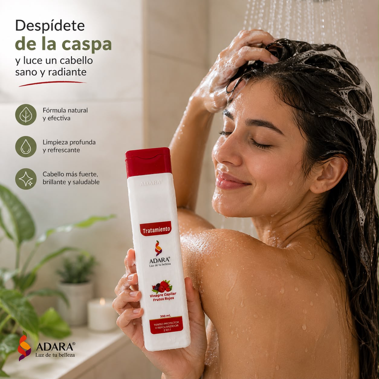Acondicionador Vinagre Capilar Frutos Rojos