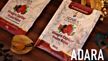 Combo - Shampoo y Tratamiento Adara Vinagre Capilar Frutos Rojos